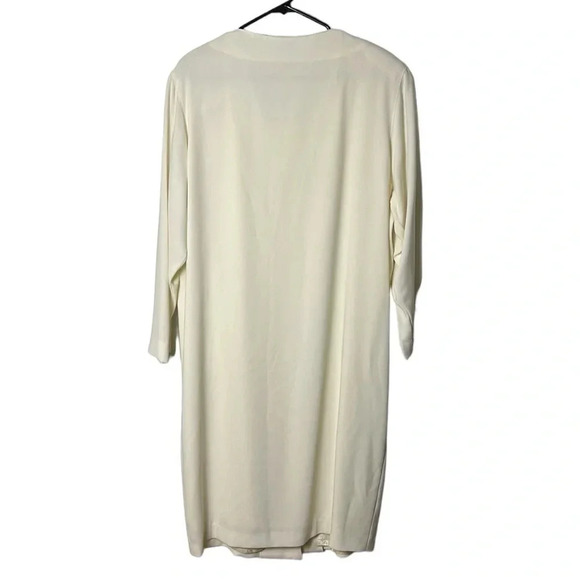 Vintage ROUIE dress, women size 20.Partial button front,long sleeve,maxi - Picture 3 of 13